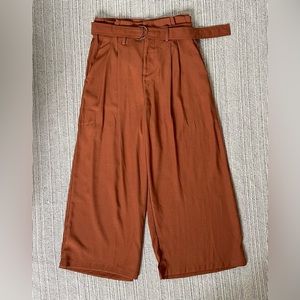 Olivia + James Belted Cropped Pants